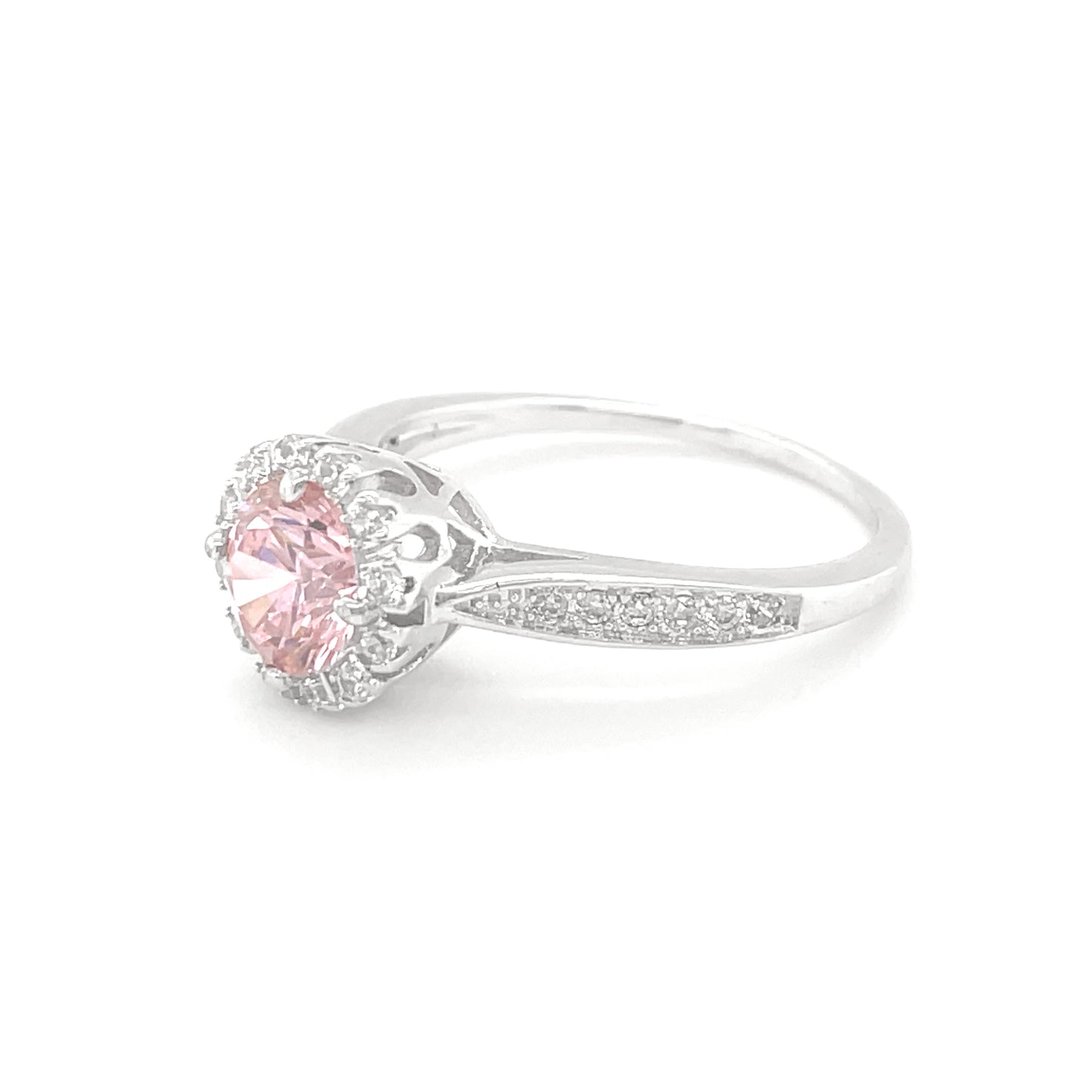 BMR21561PK - Oval Cut Halo - Engagemet Ring