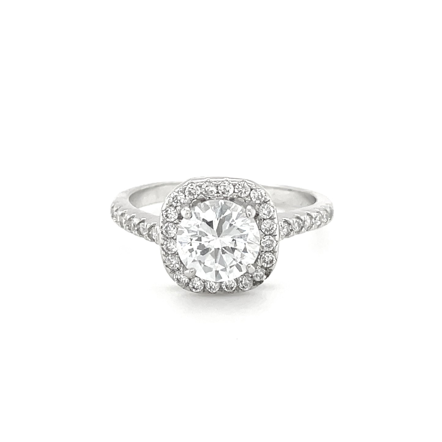BMR24362 - Round Cut Halo - Engagemet Ring
