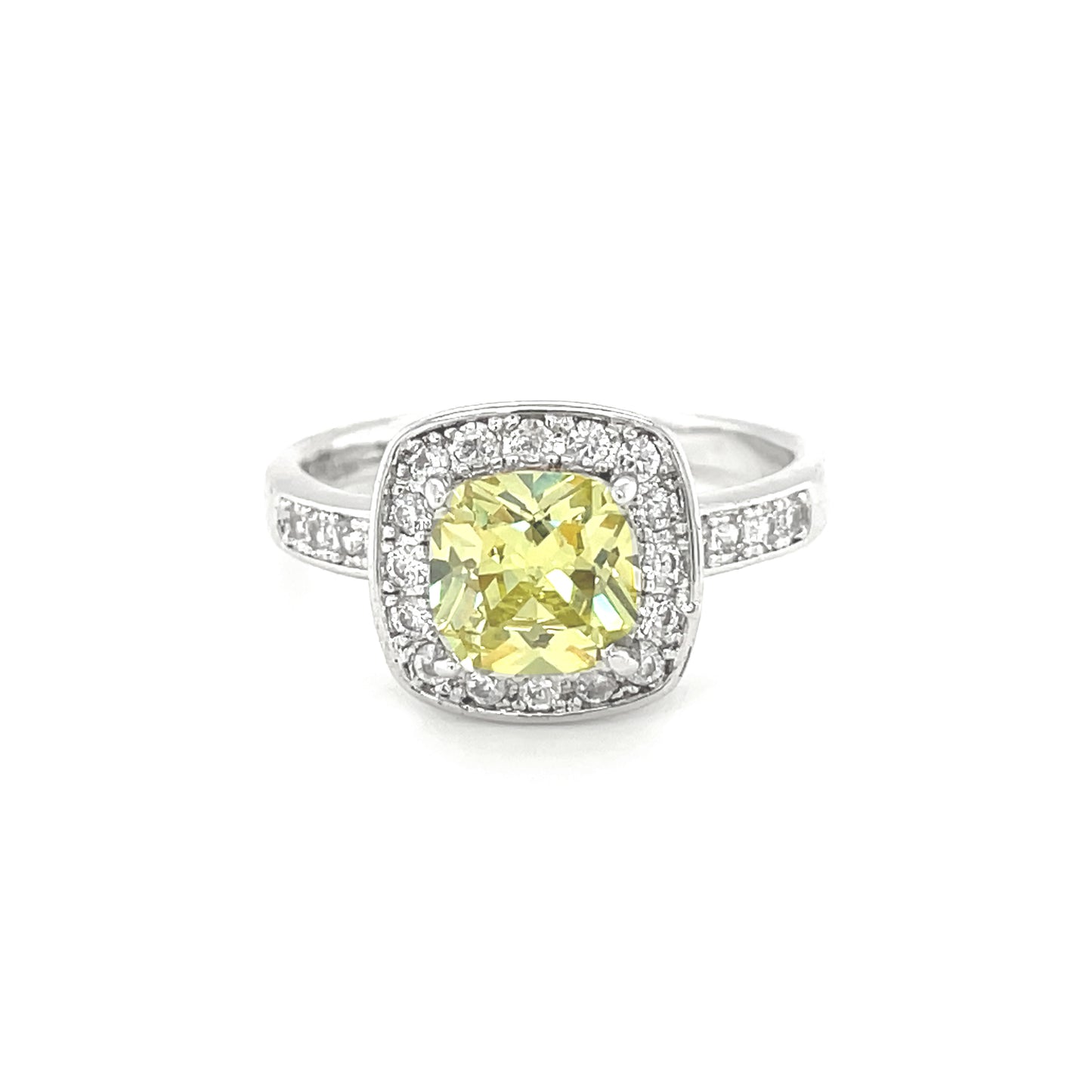 BMR24386OY - Cushion Cut Halo - Engagemet Ring