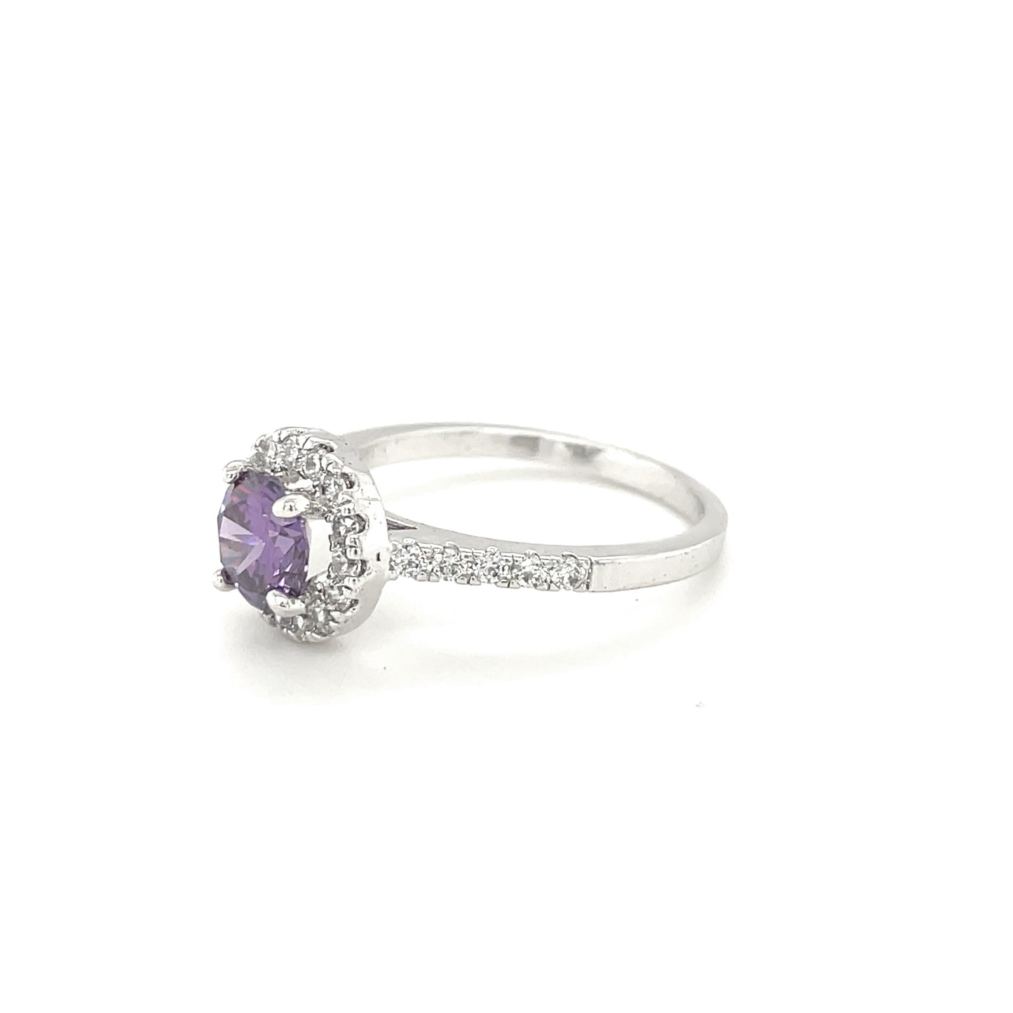 BMR25307PR - Round Cut Halo - Engagemet Ring