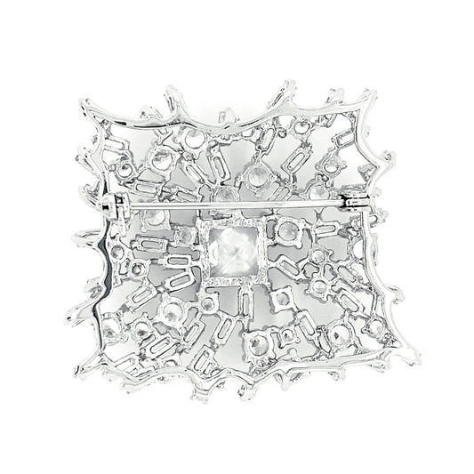 BMC37004 - Sparkle Square Cz - Brooch