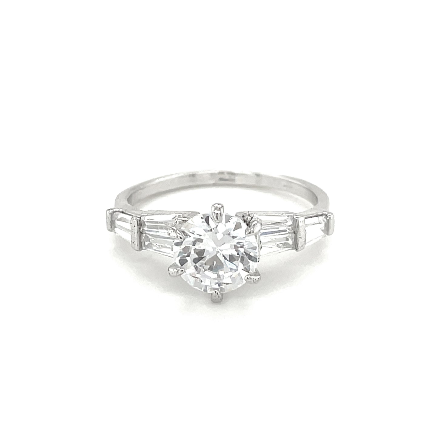 BMR38001WH - Round Cut - Engagemet Ring