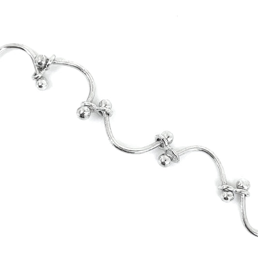 BMA60013 - Interlocking Heart Flower - Anklet