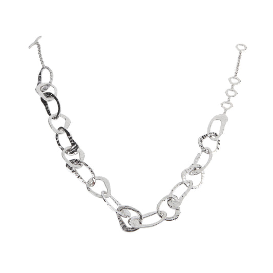 BMN60032 - Urban Safari Hammered - Statement Necklace