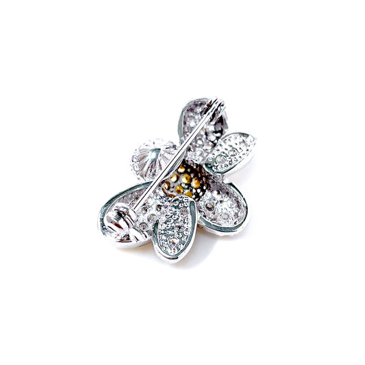 BMC60227 - Secret Garden Two Tone Bumble Bee - Brooch