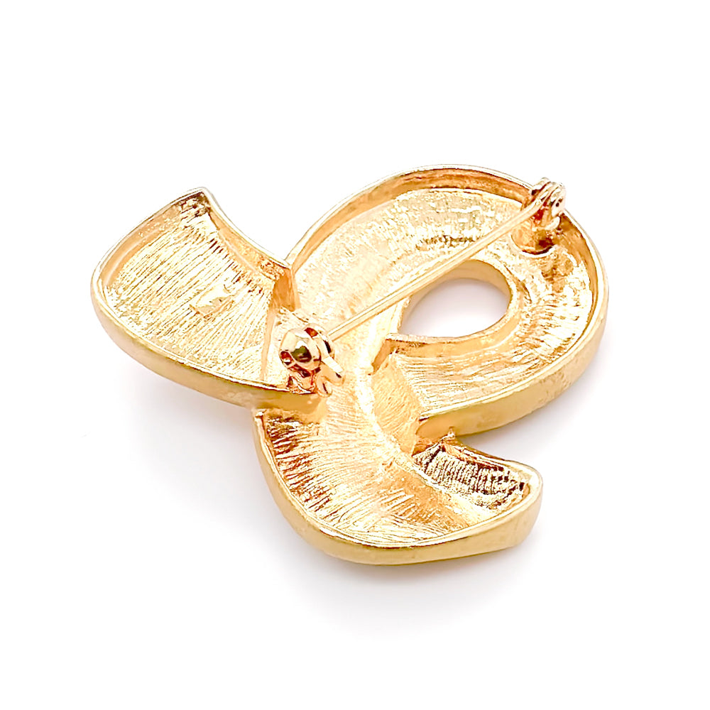 BMC60228 - Cross Matte Brass - Brooch