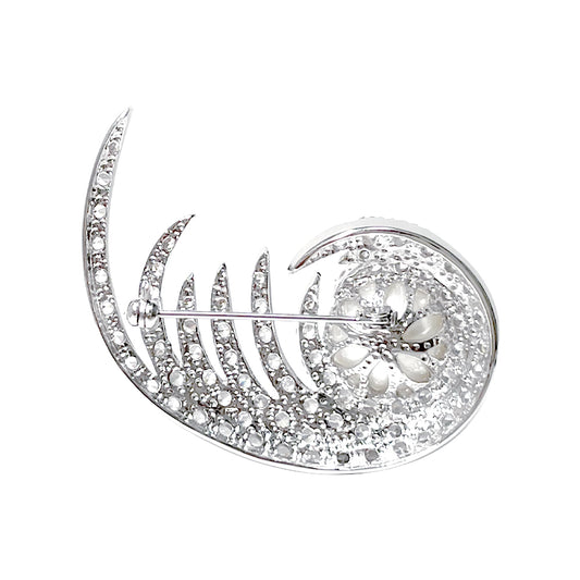 BMC60235 - ムーンパール - ブローチ