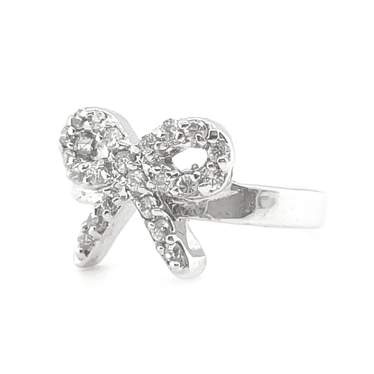 SR63144 - Bow Tie - Delicate Ring