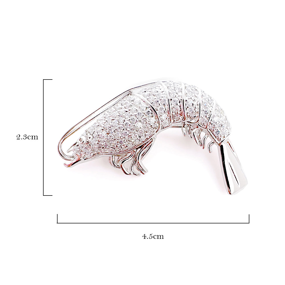 BMC80011 - Shrimp - Brooch