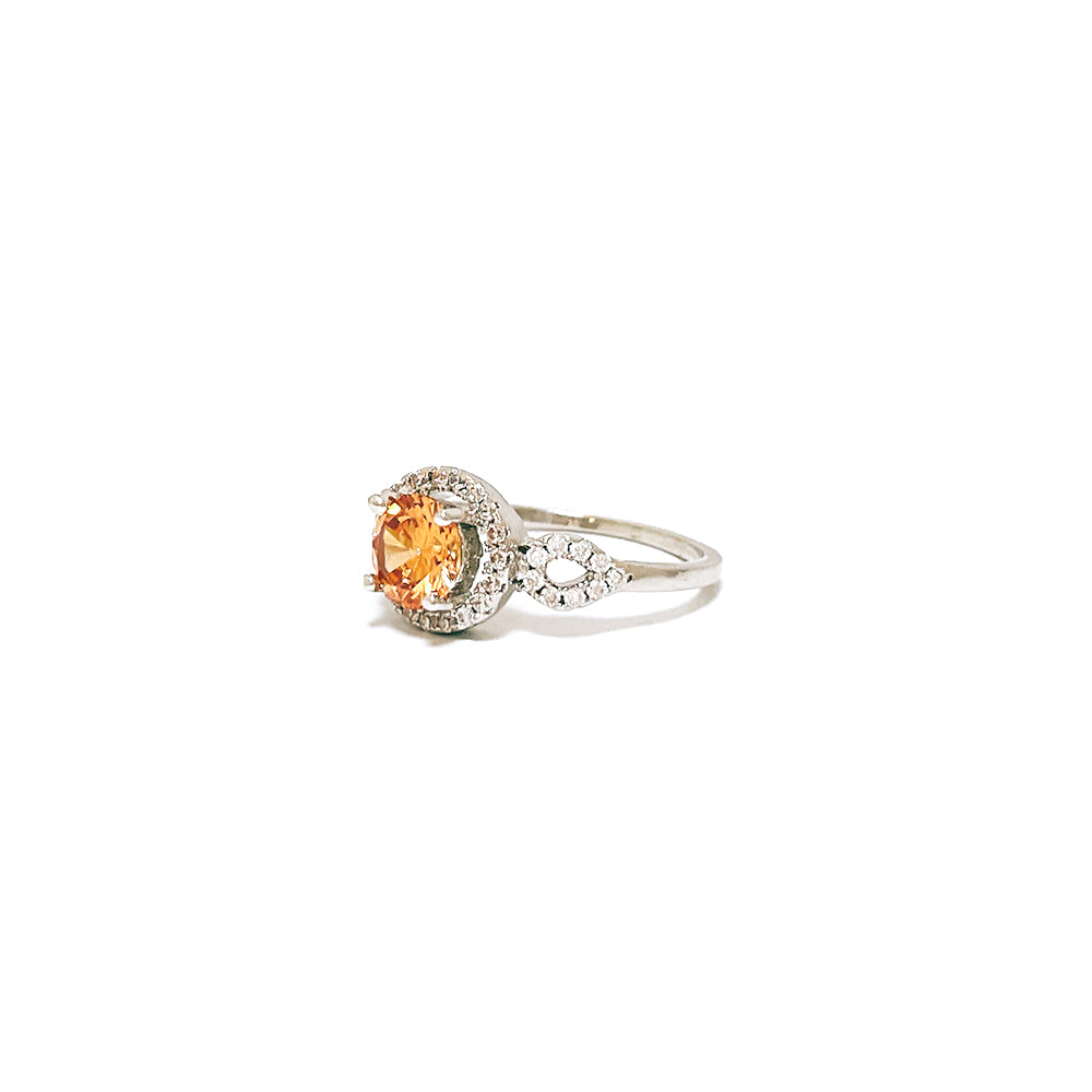 BMR84586CP - Round Cut Halo - Engagemet Ring