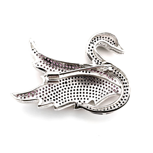 BMC88118 - Swan - Brooch