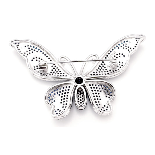 BMC88128 - Flower Tattoo Butterfly - Brooch
