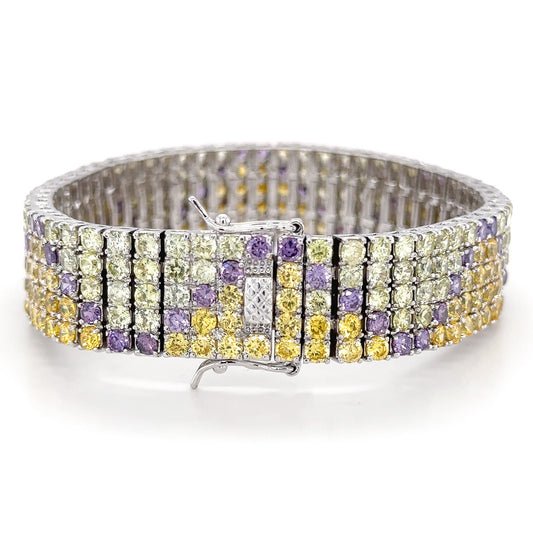 BMB80107 - 5 Row Wh Broadband - Bracelet