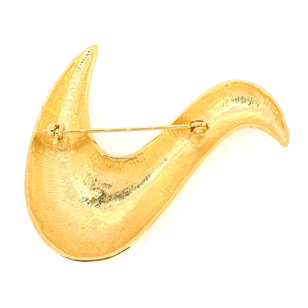 BMC60224 - Duck Shape Brass - Brooch