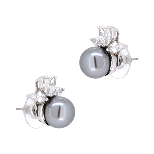 BME333 - Classic Leaf Marquise Cut - Stud Earrings