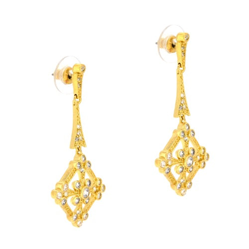 BME60686 -Art Deco Dangle Earrings - Pendant Earrings