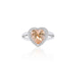 BMR10732CP - Heart Halo - Engagemet Ring