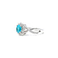 BMR24684AQ - Heart Halo Flower  - Engagemet Ring