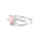 BMR33757PK - Heart Woven Band - Engagemet Ring