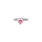 BMR41133PK - Heart shape  Halo - Engagemet Ring