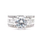 BMR53042WH - Round Cut Solitaire Stone - Engagemet Ring