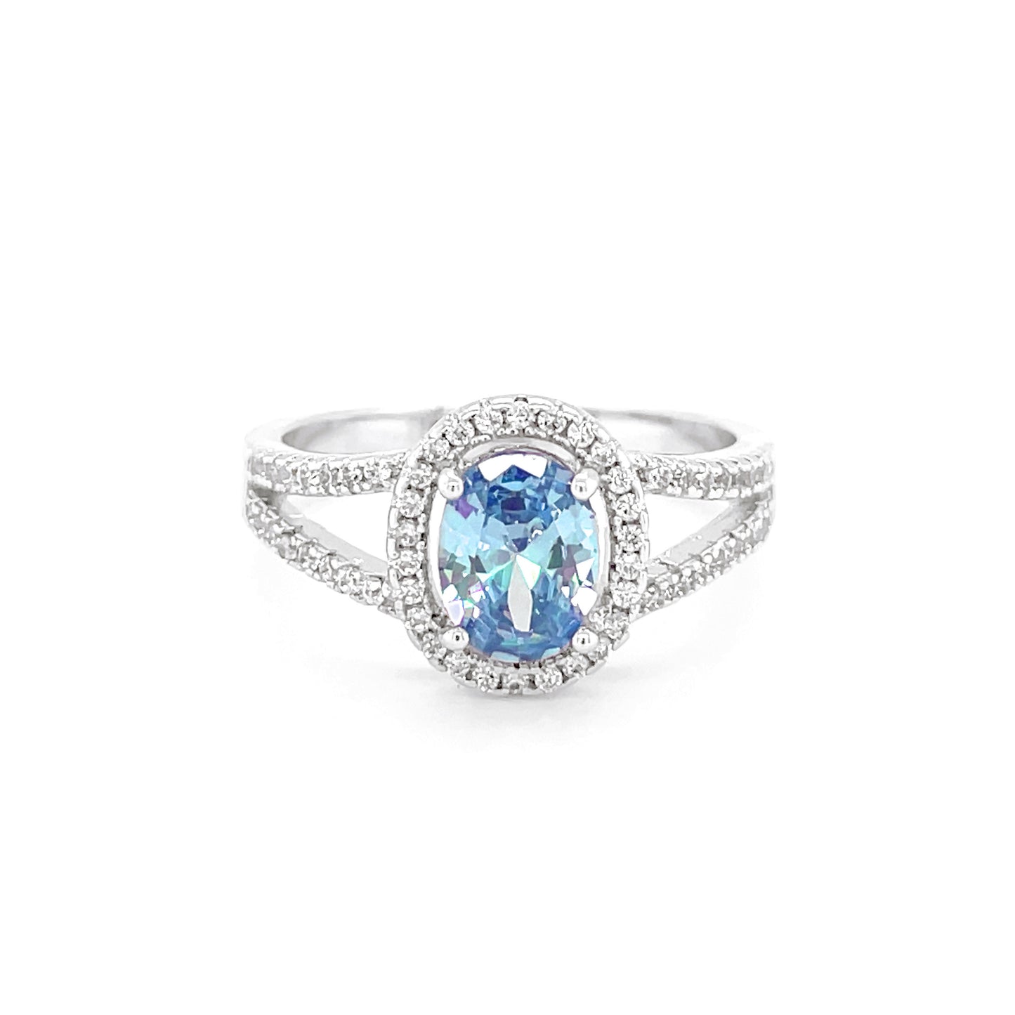 BMR84097 - Oval Cut Halo - Engagemet Ring