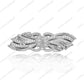 SC28199WH- Luxury   925 Sterling Silver elegant  Vintage brooch  Cubic Zirconia Jewelry For Wedding and Party  Event ,  Jewelry  for Women and Men