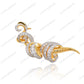 SC28335GD-Golden Radiance | Luxurious & Exquisite 925 Silver Handcrafted Brooch (Unisex)