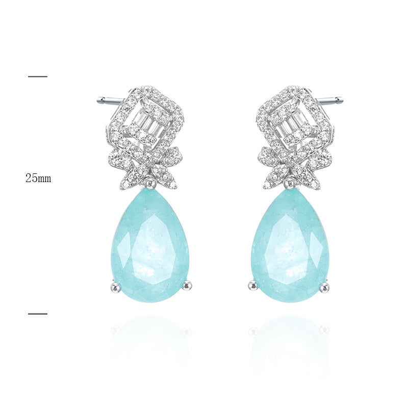 SME540126 - S925 Silver Earrings - Dangle Earrings