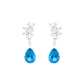 BME200654 - Teardrop Imitation Gemstone Pendant Earrings - Dangle Earrings