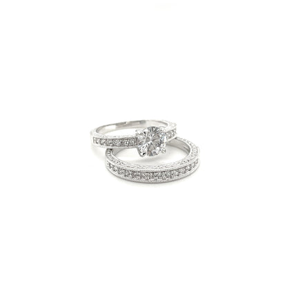 BMR25125WH - Round Cut Solitaire Stone - Engagemet Ring