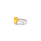 BMR33789YL - 梨形單石 - 訂婚戒指