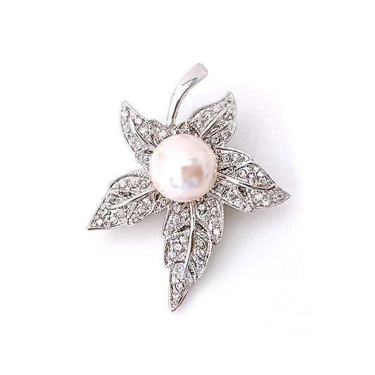 BMC60037 - Maple Pearl - Brooch
