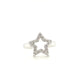 SR63508 - Pave Star  - Delicate Ring