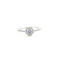 BMR84561WH - Round Cut Solitaire Stone - Engagemet Ring