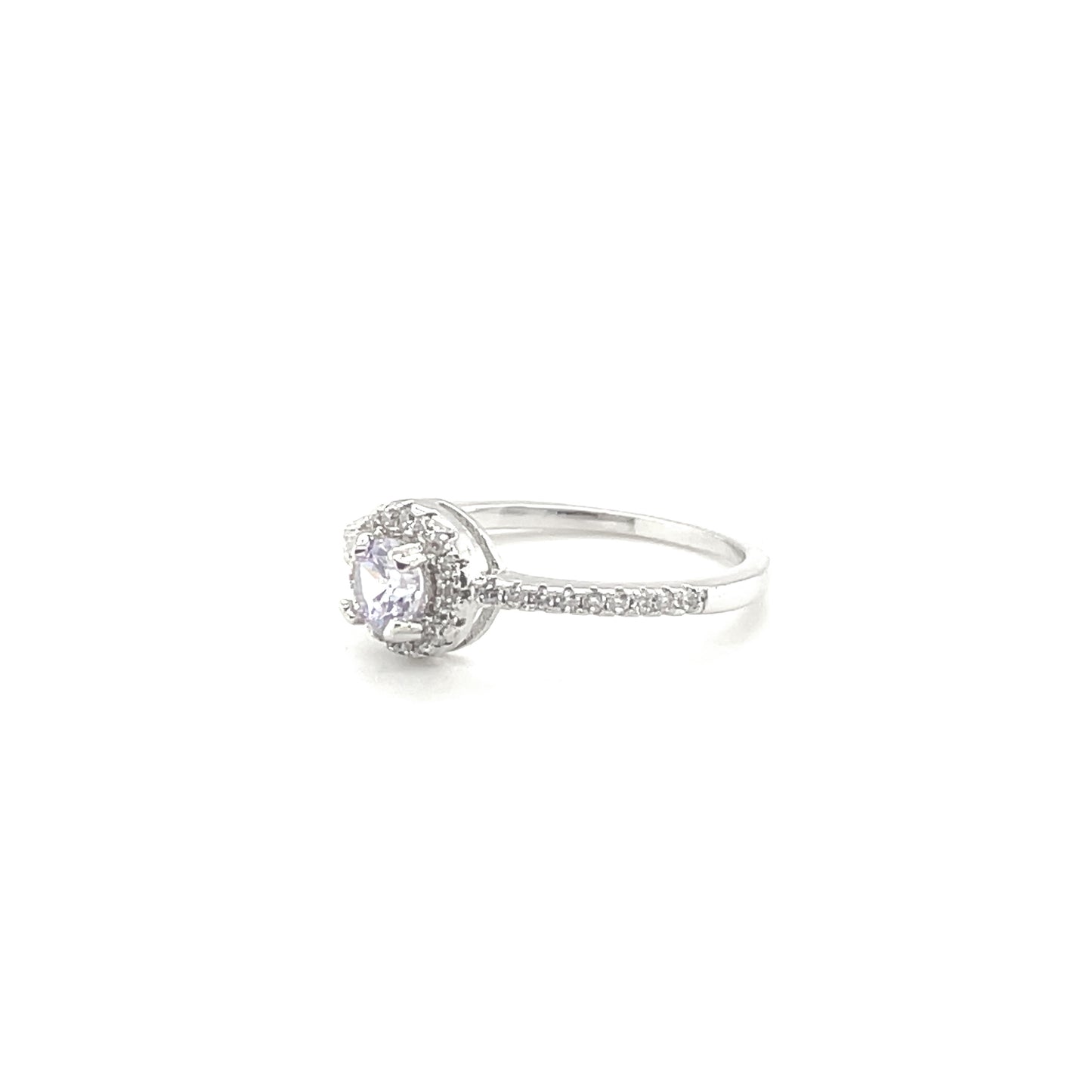 BMR84561WH - Round Cut Solitaire Stone - Engagemet Ring