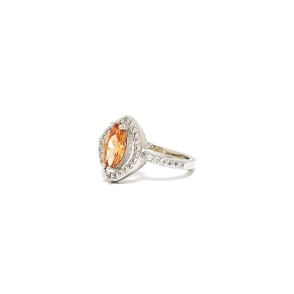BMR84742CP - Marquise Cut Halo - Engagemet Ring