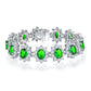 BMB200154 Royal Inspired Sophisticated Luxury Oval-Cut Cubic Zirconia - Bracelet