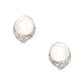 BME332 - Classic Vintage White Pearl - Stud Earrings
